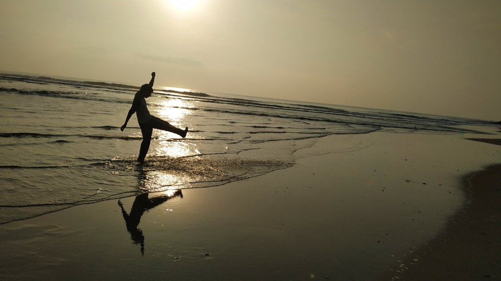 Basking under an orange&nbsp;sky
